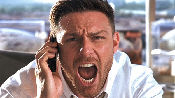 David Metcalf of DimesVault as a 90s salesman yelling into a phone &mdash; is paying for sports picks worth it, the pitch is louder than the record