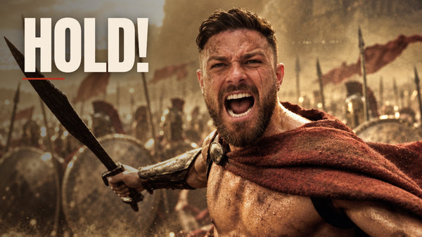 David Metcalf of DimesVault as a Spartan commander shouting HOLD &mdash; when is the best time to place a bet on football, discipline means waiting for the right moment